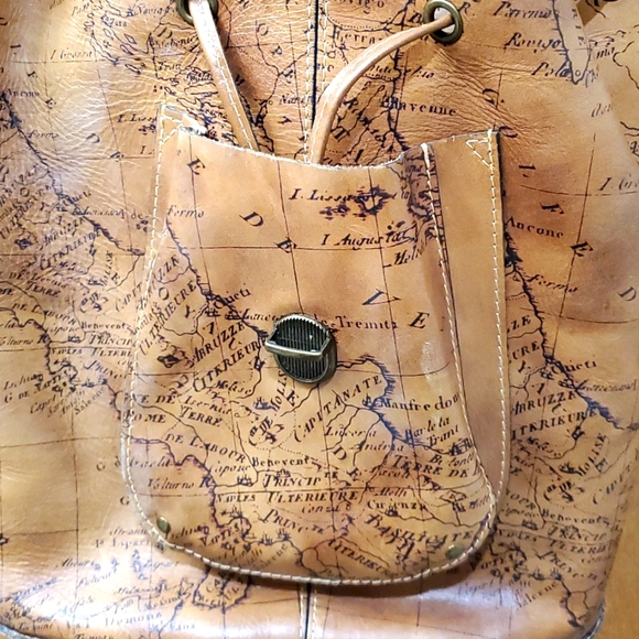 Patricia Nash Signature Map Drawstring Backpack - Picture 5 of 13
